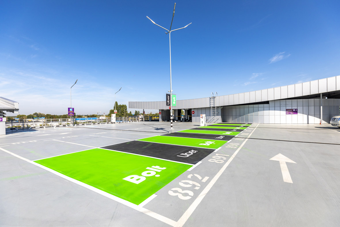 Dedicated Parking Lots For Bolt And Uber Services Open At The Multi